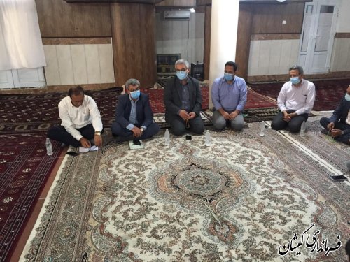 نشست فرماندار گمیشان با دهیاران بخش مرکزی شهرستان گمیشان