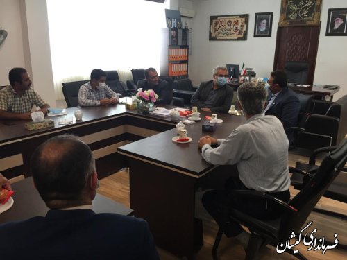 دیدار مدیر کل دامپزشکی استان گلستان با فرماندار گمیشان
