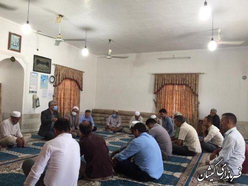 نشست فرماندار گمیشان با دهیاران بخش گلدشت