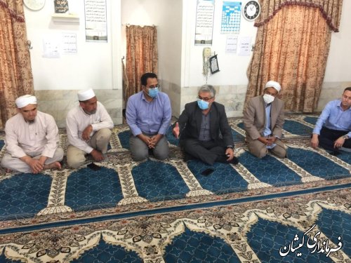 نشست فرماندار گمیشان با دهیاران بخش گلدشت