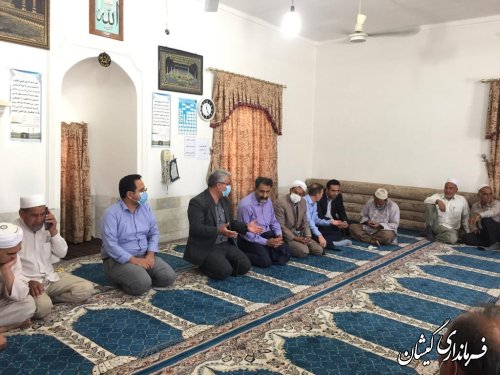 نشست فرماندار گمیشان با دهیاران بخش گلدشت