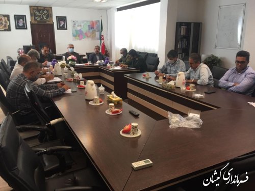 برگزاری جلسه فوق العاده هماهنگی برگزاری مراسم هفته دولت شهرستان