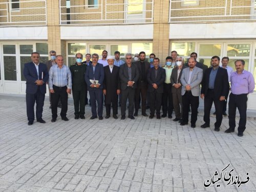 دیدار فرماندار گمیشان و هیئت همراه با امام جمعه شهرستان 