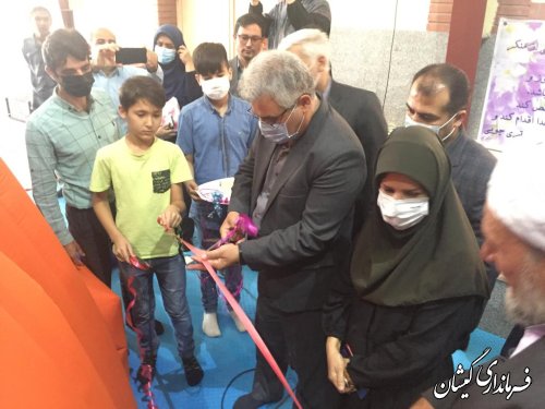 افتتاح اولین آسمان نمای مجازی سیار استان در گمیشان 