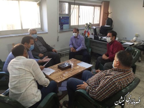 بازدید فرماندار گمیشان از ادارات شهرستان به مناسبت هفته دولت