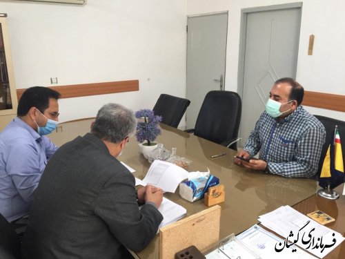 بازدید فرماندار گمیشان از ادارات شهرستان به مناسبت هفته دولت
