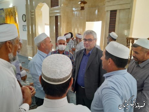 برگزاری میز خدمت در نماز جمعه سیمین شهر 