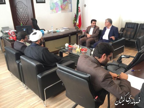 دیدار رئیس دادگستری و دادستان شهرستان با فرماندار گمیشان 