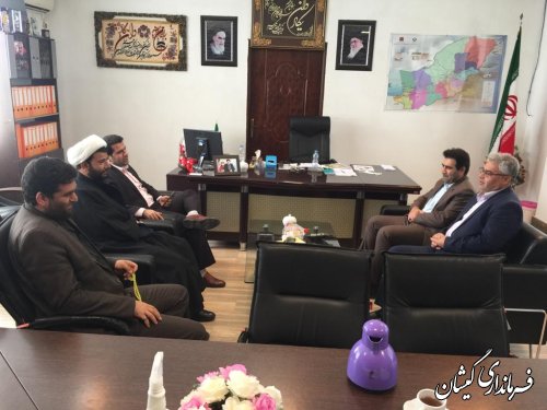دیدار رئیس دادگستری و دادستان شهرستان با فرماندار گمیشان 