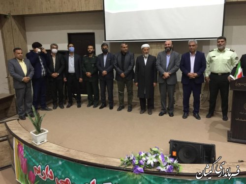 مراسم افتتاح متمرکز پروژه های هفته دولت شهرستان گمیشان