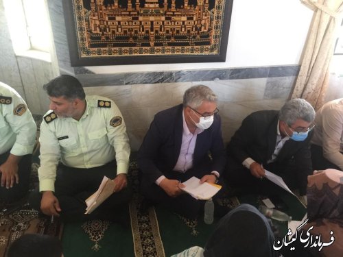 برگزاری میز خدمت در روستای گامیشلی خواجه نفس به مناسبت هفته دولت  