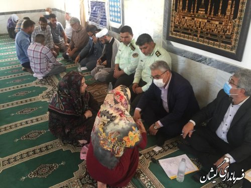 برگزاری میز خدمت در روستای گامیشلی خواجه نفس به مناسبت هفته دولت  