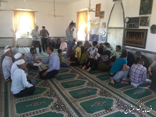 برگزاری میز خدمت در روستای گامیشلی خواجه نفس به مناسبت هفته دولت  