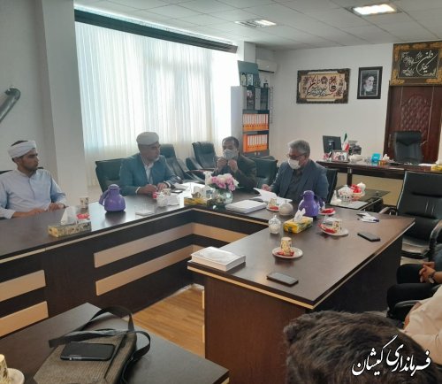 نشست فرماندار گمیشان با نخبگان و فعالان فرهنگی اجتماعی شهرستان