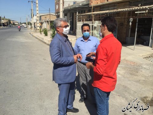 بازدید میدانی فرماندار گمیشان از روند واکسیناسیون بخش گلدشت و مرکزی
