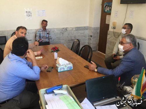 بازدید میدانی فرماندار گمیشان از روند واکسیناسیون بخش گلدشت و مرکزی