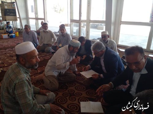 برگزاری میز خدمت در نماز جمعه گمیش تپه