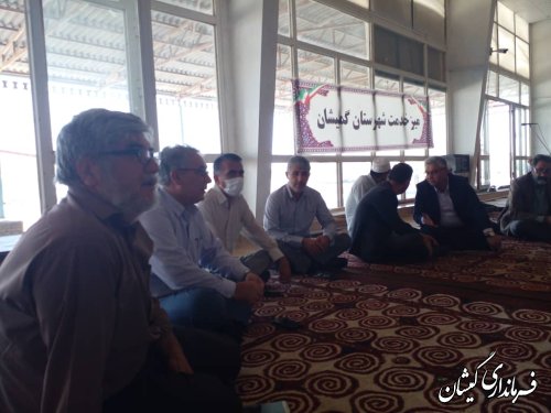 برگزاری میز خدمت در نماز جمعه گمیش تپه