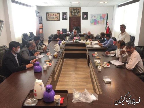 برگزاری سومین جلسه هماهنگی استقرار گروه پزشکان جهادی در شهرستان