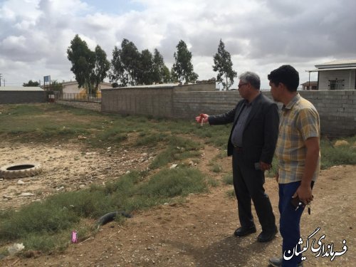 دستور فرماندار گمیشان جهت رفع خطر معبر دسترسی به مدرسه روستای کله پست 