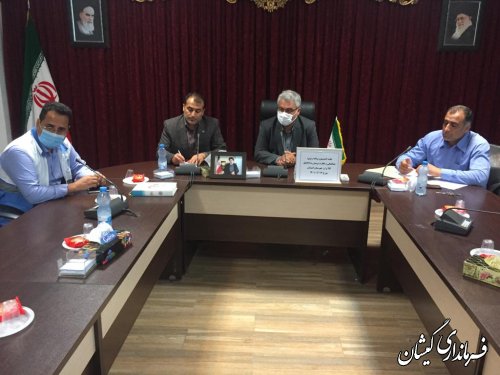 برگزاری جلسه کمیسیون نظارت و هماهنگی با قاچاق کالا و ارز شهرستان گمیشان 