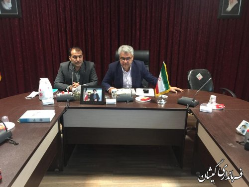 حضور فرماندار گمیشان در جلسه ستاد شئون فرهنگی استان 
