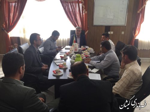 برگزاری جلسه شورای ترافیک شهرستان گمیشان 