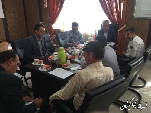 برگزاری جلسه شورای ترافیک شهرستان گمیشان 