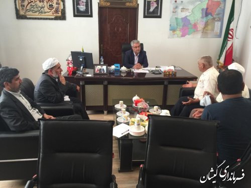 نشست مرتعداران با فرماندار گمیشان 