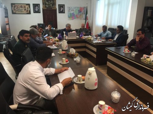 برگزاری ستاد تنظیم بازار شهرستان گمیشان 