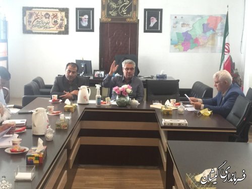 برگزاری جلسه پیگیری تحقق رشد ۸ درصدی اقتصادی شهرستان گمیشان 