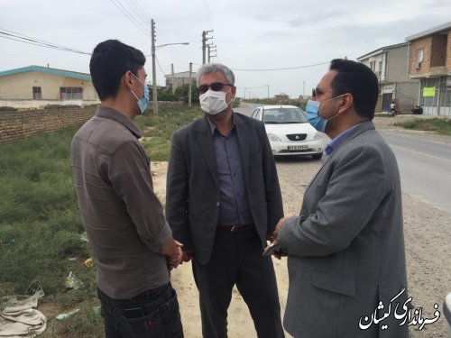 ادامه واکسیناسیون خانه به خانه در روستاهای شهرستان گمیشان 