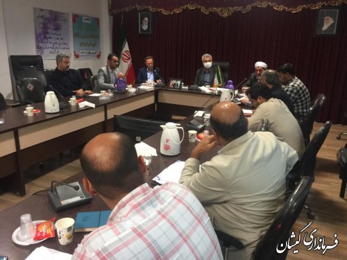 برگزاری جلسه ستاد ساماندهی امور جوانان شهرستان گمیشان 