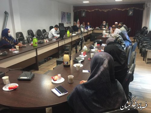 برگزاری جلسه ستاد ساماندهی امور جوانان شهرستان گمیشان 