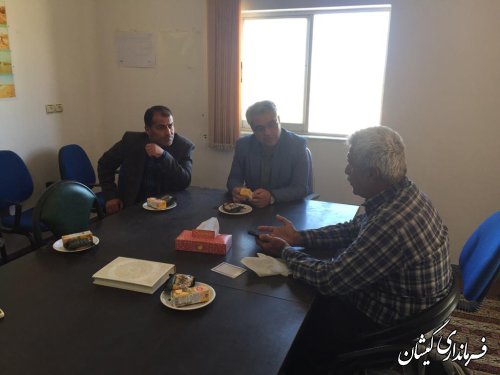 بازدید فرماندار از سایت پرورش میگو