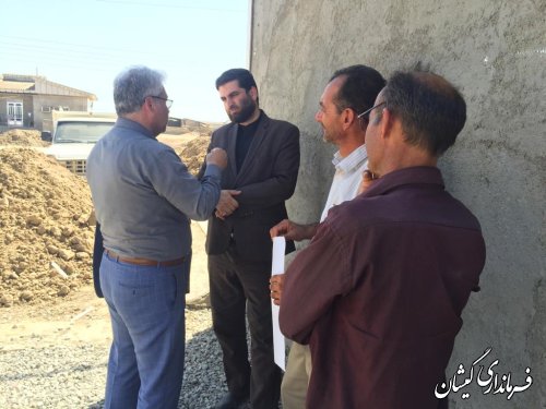 نشست فرماندار گمیشان، دادستان شهرستان با دهیار و اعضای شورای اسلامی سقرتپه 
