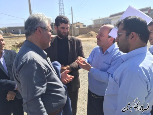 پیگیری فرماندار گمیشان جهت سند دار شدن اراضی روستای سقر تپه 