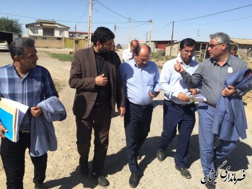 پیگیری فرماندار گمیشان جهت سند دار شدن اراضی روستای سقر تپه 