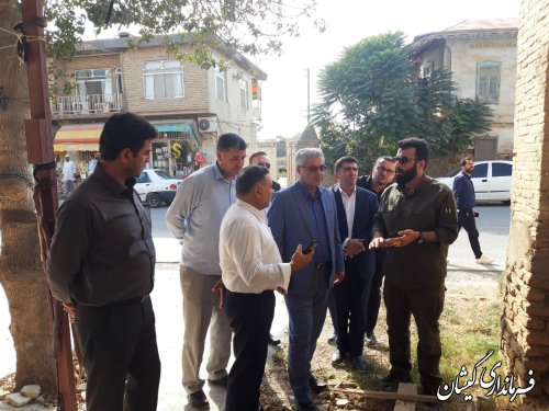 حضور مدير كل ميراث فرهنگي، گردشگري و صنايع دستي استان گلستان در شهرستان گميشان  و ديدار با فرماندار گميشان