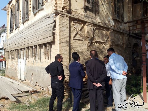 حضور مدير كل ميراث فرهنگي، گردشگري و صنايع دستي استان گلستان در شهرستان گميشان  و ديدار با فرماندار گميشان