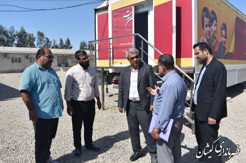 شروع به کار کلینیک تخصصی و فوق تخصصی گروه جهادی پزشکان خیریه نورآوران در شهرستان گمیشان 