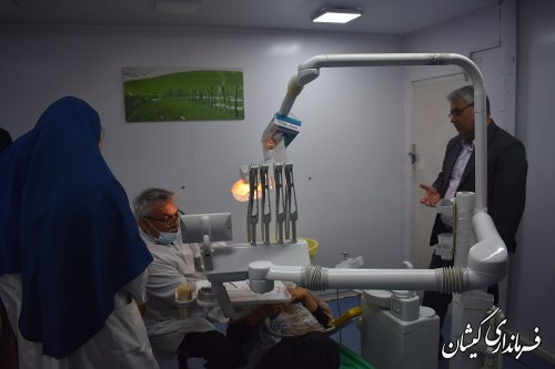 شروع به کار کلینیک تخصصی و فوق تخصصی گروه جهادی پزشکان خیریه نورآوران در شهرستان گمیشان 