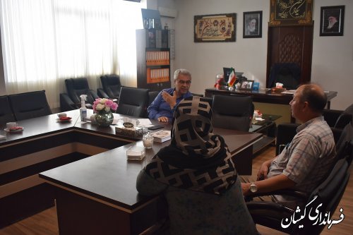 برگزاری ملاقات عمومی فرماندار گمیشان