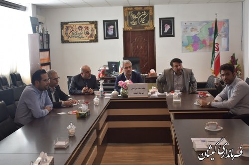 برگزاری جلسه ستاد پدافند غیرعامل شهرستان گمیشان