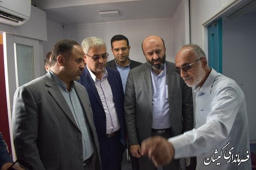 بازدید معاون سیاسی امنیتی اجتماعی استاندار گلستان از محل استقرار گروه پزشکان جهادی گمیشان 