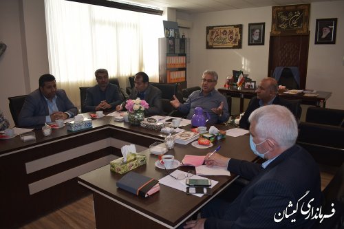 برگزاری جلسه کارگروه ساماندهی امور گندم، آرد و نان شهرستان گمیشان 