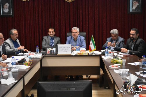 برگزاری پنجمین جلسه ستاد رشد 8 درصدی  شهرستان گمیشان