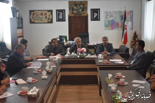جلسه كميسيون كارگري شهرستان گميشان برگزار شد