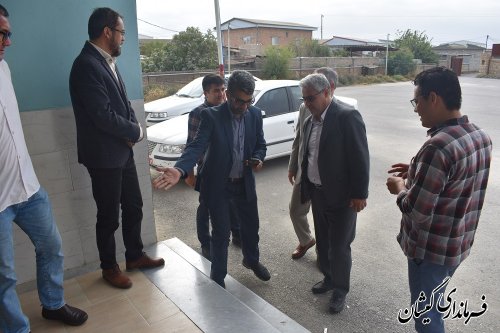 بازديد فرماندار شهرستان گميشان از دبيرستان هاي امام خميني و فرامرز جهانی