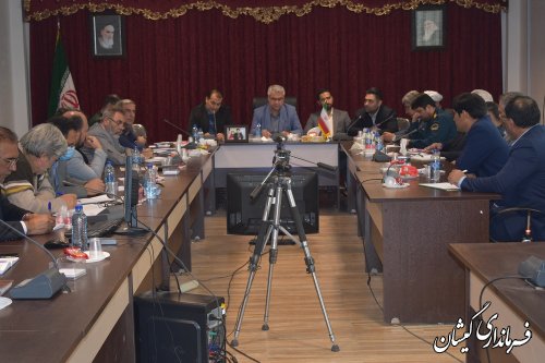 هفتمین جلسه شورای اداری شهرستان گمیشان برگزار گردید